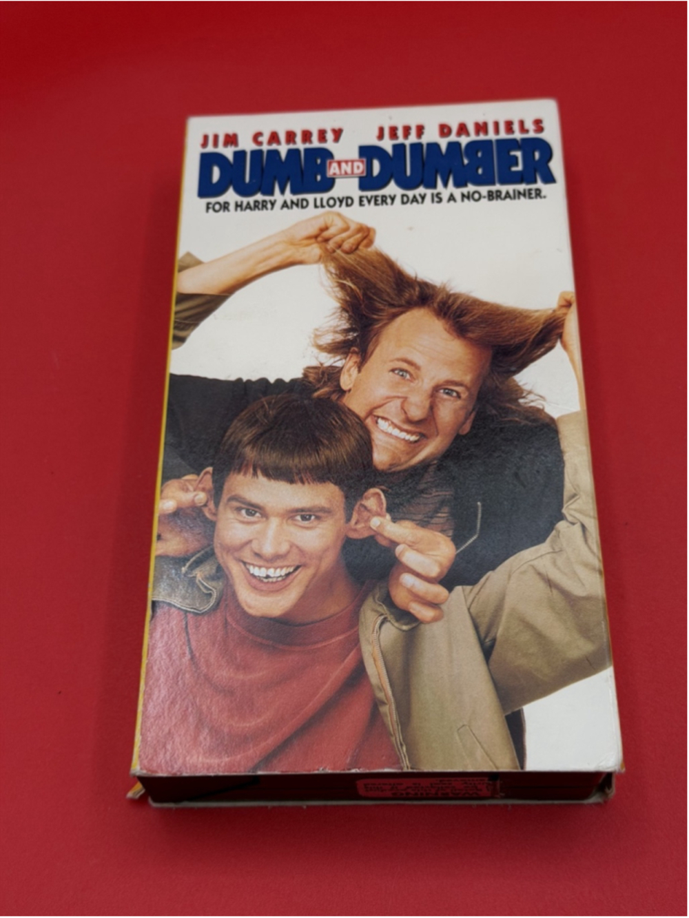 Dumb and Dumber (VHS, 1995) Jim Carrey Jeff Daniels 90's cult comedy